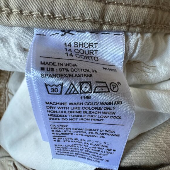 Old Navy Women's 14 Short Skinny Khaki Chino Pants - Picture 5 of 6